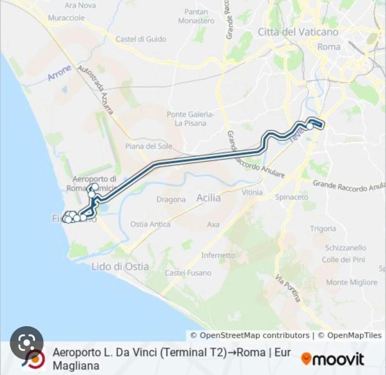 Apartament Fco Airport - Casa Di Febo Fiumicino Zewnętrze zdjęcie